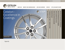 Tablet Screenshot of cetelon.de